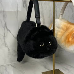 PurrBag - Die flauschige Handtasche in Katzenform