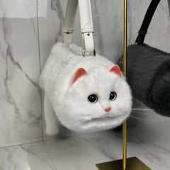 PurrBag - Die flauschige Handtasche in Katzenform