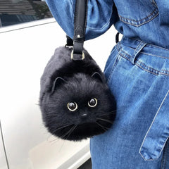 PurrBag - Die flauschige Handtasche in Katzenform