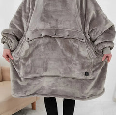 HeatHug Hoodie - Der beheizbare Oversized Hoodie mit Kuscheltasche