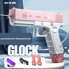 Elektrische Wasserpistole in Glock-Optik für Kinder