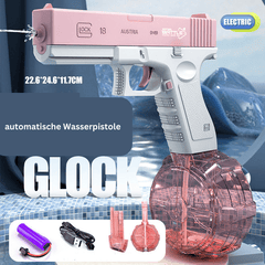 Elektrische Wasserpistole in Glock-Optik für Kinder